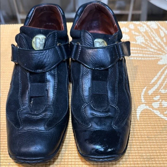 Donald J Pliner Mens Sz 8.5M Black Leather Shoes loafers Buckle Horsebit Donald pliner mens sz - Gem main image 2